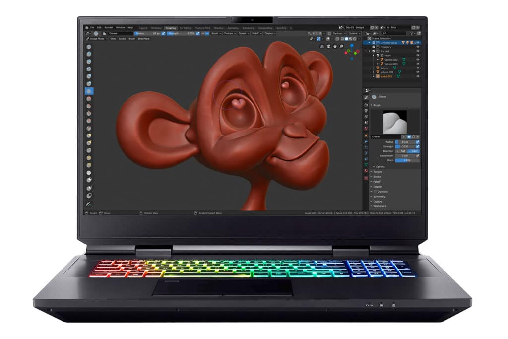 CLEVO X170SM G intel 10 generacion -  ordenadores para arquitectos ?️