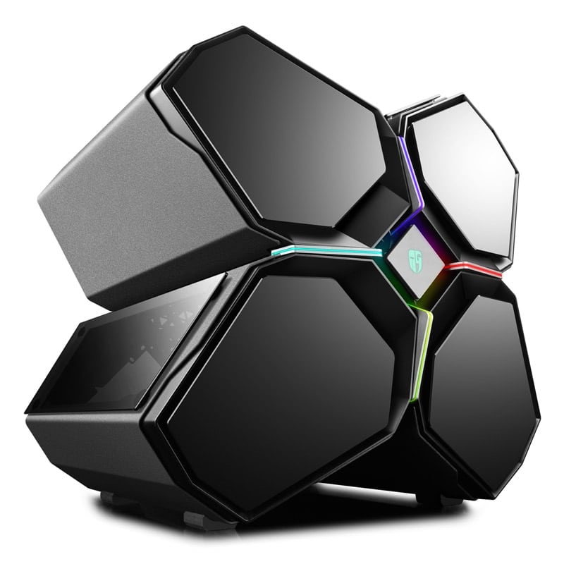 DeepCool QuadStellar Review de la 1ª caja de PC inteligente blackrock DeepCool QuadStellar